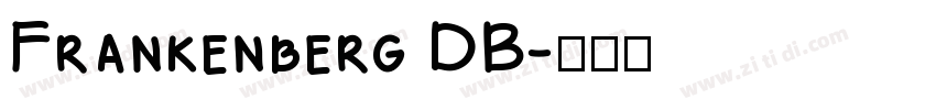 Frankenberg DB字体转换